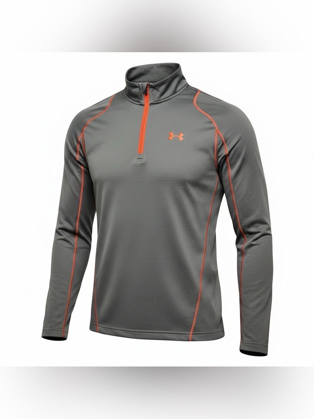 Under Armour Mens Size M Fitted Sweatshirt Golf Training Running Gym  1/4 Zip